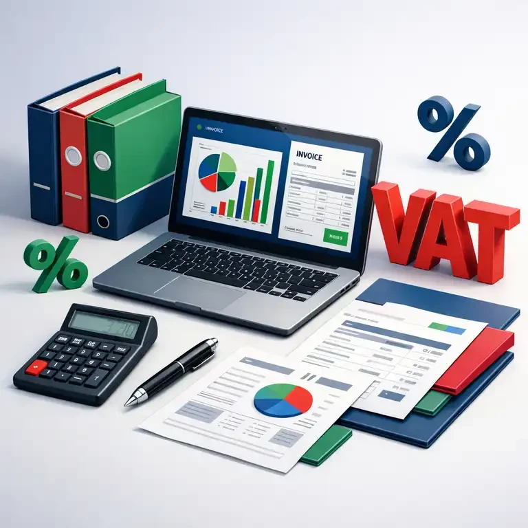 ثبت حسابداری مالیات بر ارزش افزوده